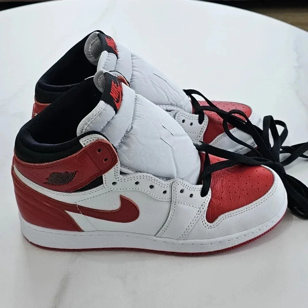White University Red & Black Jordan 3s